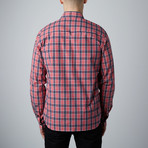 Long-Sleeve Plaid Shirt // Red (L)
