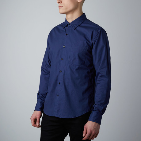 Long-Sleeve Shirt // Navy (S)
