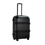 Vis-à-Vis Matte Trunk Check-In Luggage // 26.8"H (Black + Blue)