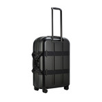 Vis-à-Vis Matte Trunk Check-In Luggage // 26.8"H (Black + Blue)