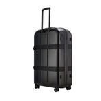Vis-A-Vis Matte Trunk Check-In Luggage // 30.7"H (Black + Blue)