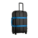 Vis-A-Vis Matte Trunk Check-In Luggage // 30.7"H (Black + Blue)