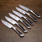 Arbolito Stag Steak Knife + Fork // Set of 12