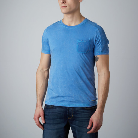 Thermal Shoulder T-Shirt // Blue (2XL)
