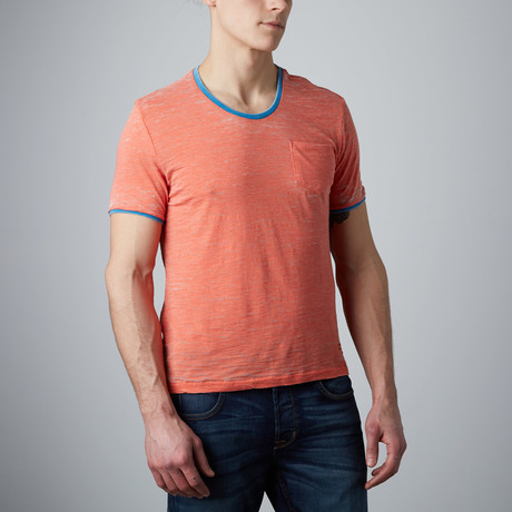Burnout Ringer T-Shirt // Orange (S)