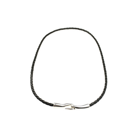 Single Knot Leather Necklace