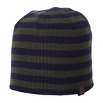 Striped Knit Beanie // Sycamore