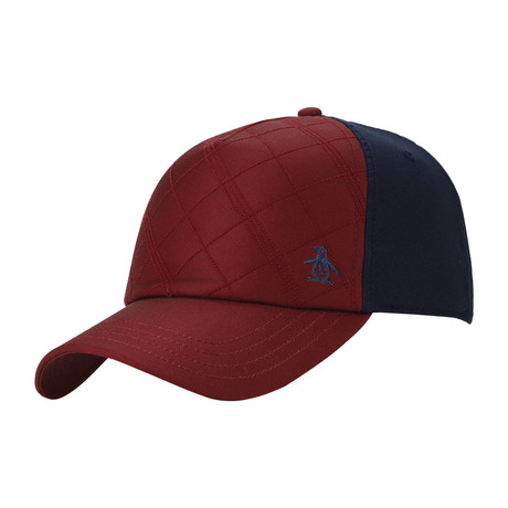 Quilted Nylon Baseball Cap // Rosewood