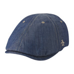 Chambray Driving Cap // Dark Denim