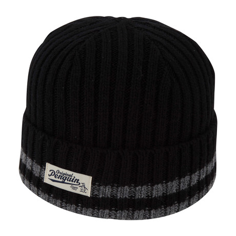 Chunky Knit Watchcap // Black