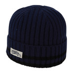 Chunky Knit Watchcap // Dark Sapphire