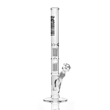 Straight Double Percolator Water Pipe