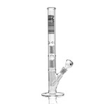 Straight Double Percolator Water Pipe