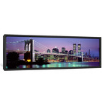 Brooklyn Bridge & Manhattan Skyline, New York City (36"W x 12"D x 1.5"D)