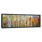 Fall Trees, Shishak, Gifu, Japan (36"W x 12"D x 1.5"D)