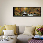 Fall Trees, Kitchen Creek, Pennsylvania (36"W x 12"D x 1.5"D)