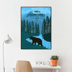 Yellowstone Bear Poster (16"W x 20"H x 1.5"D)