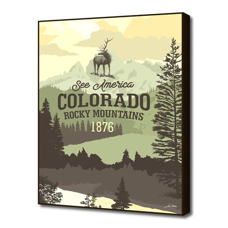 See America // Colorado Rocky Mountains (16"W x 20"H x 1.5"D)