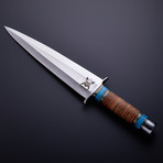 D2 // Turquoise Stone Arkansas Toothpick Dagger