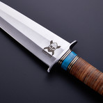 D2 // Turquoise Stone Arkansas Toothpick Dagger
