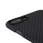 Aramid Fiber Minimalist Phone Case // Black + Grey Twill (iPhone 6/6S Plus)