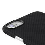 Aramid Fiber Minimalist Phone Case // Black + Grey (iPhone 6/6S)