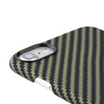 Aramid Fiber Minimalist Phone Case // Black + Yellow Twill (iPhone 6/6S)