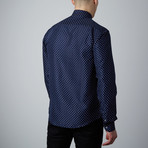 Ronald Star Button-Up // Navy (XL)