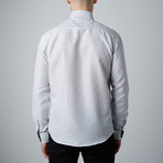 Ronald Plus Grid Button-Up // White (M)