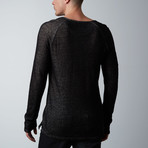 Jacobson Double Knit Long-Sleeve // Black (M)