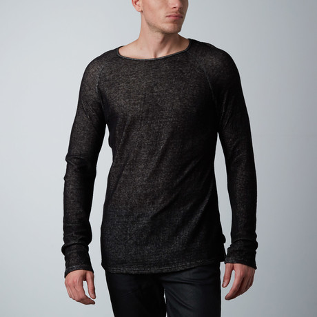 Jacobson Double Knit Long-Sleeve // Black (S)