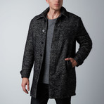 Meyers Wool Coat // Black (XL)