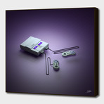 Super Nintendo (16"W x 16"H x 1.5"D)