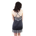 Amelia Embroidered Net Slip (US 4)