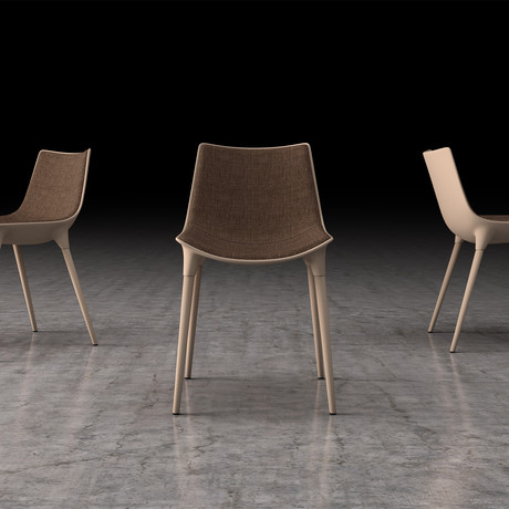 Langham Dining Chair // Otter Linen + Beige