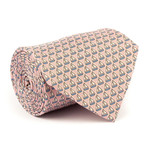 Sailboat Tie // Pink + Light Blue