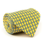 Slip Knot Tie // Yellow + Blue