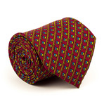 City Window Tie // Red + Yellow + Blue