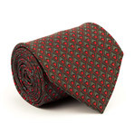 Flaming Diamond Tie // Red + Brown