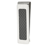 Stainless Steel Carbon Fiber Money Clip