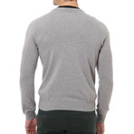 Embroidered Crew Neck Sweater // Ash (M)