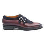 Amberes Wing-Tip Strap Shoe // Blue (Euro: 43)