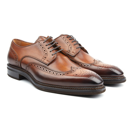 Amberes Wing-Tip Derby // Cognac (Euro: 40)