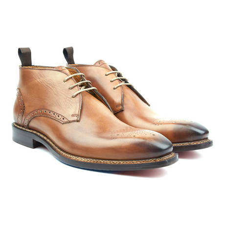 Norvegese Medallion Lace Up // Brown (Euro: 40)