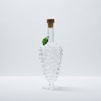 Handcrafted Glass Grape Cluster Shaped Bottle
