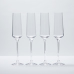 Charm Champagne Flutes // Set of 4