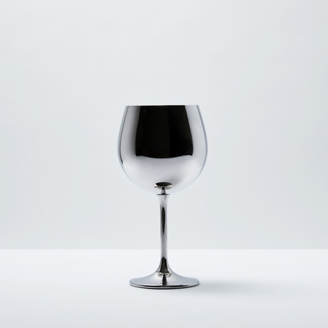 Platinum Look Wine Glass