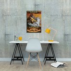 Godzilla Vs. Cosmic Monster // Vintage Movie Poster (26"W x 18"H x 0.75"D)