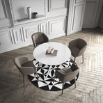 Siena Dining Table (Anthracite)