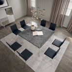 Bari Dining Table (Anthracite Concrete)